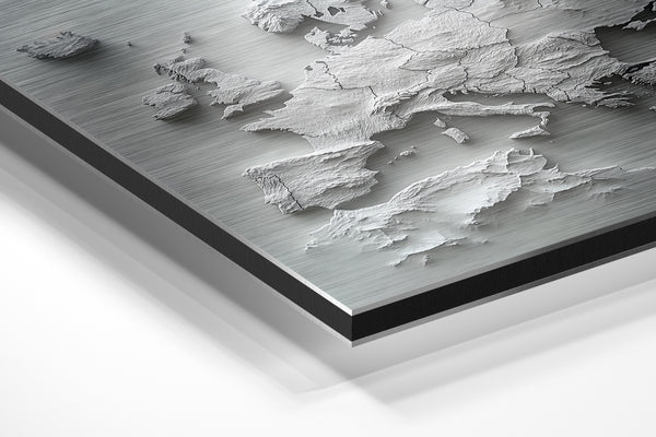 Europe Topographical Map