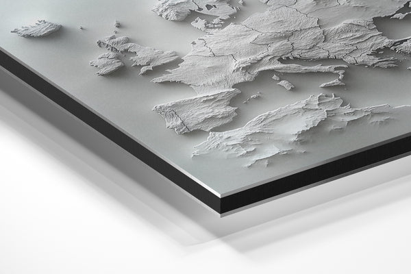 Europe Topographical Map