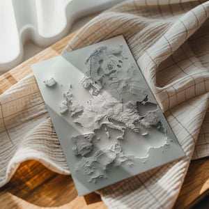 Europe Topographical Map