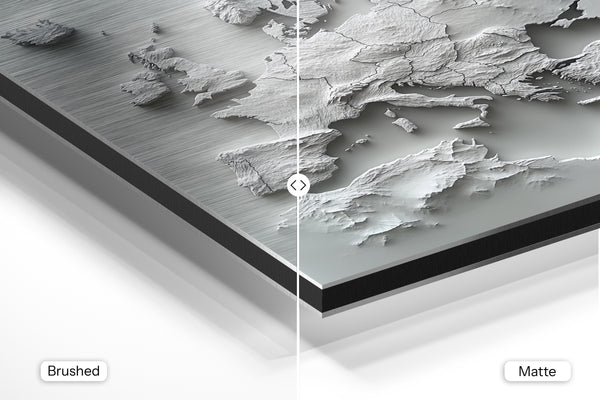 Europe Topographical Map