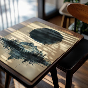 Dark Moon and Mountains