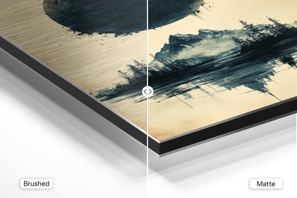 Dark Moon and Mountains