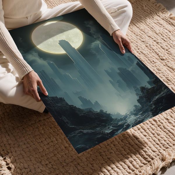 Towering City Moonlight