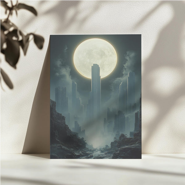 Towering City Moonlight