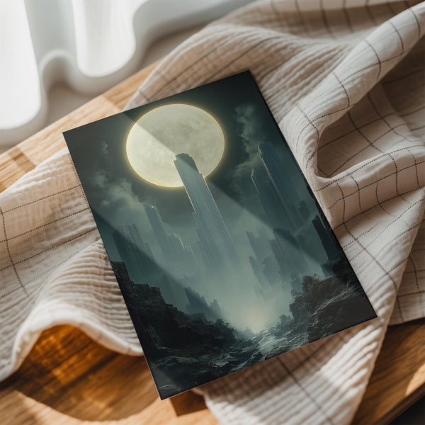 Towering City Moonlight