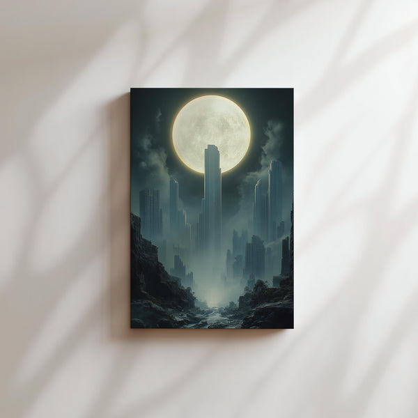 Towering City Moonlight