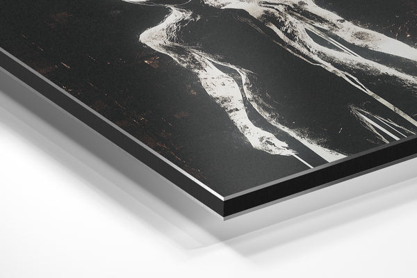 Glowing Alien Silhouette