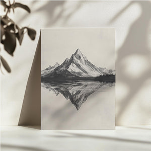 Mountain Reflection Sketch