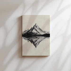 Mountain Reflection Sketch