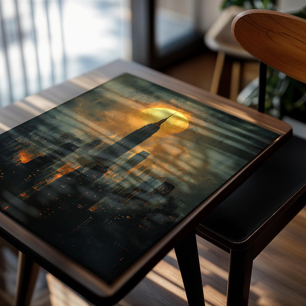 Golden City at Night