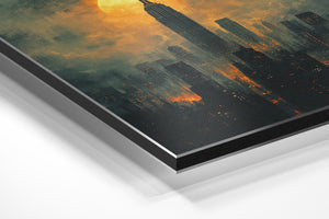 Golden City at Night