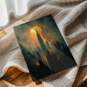 Golden City at Night