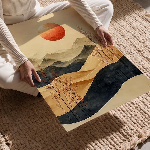 Desert Sunrise Landscape