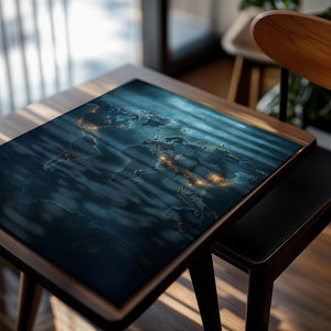 Illuminated World Map