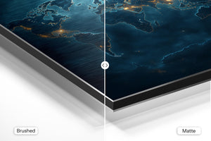 Illuminated World Map