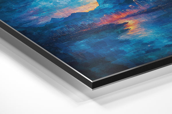 Vibrant Cityscape Sunset