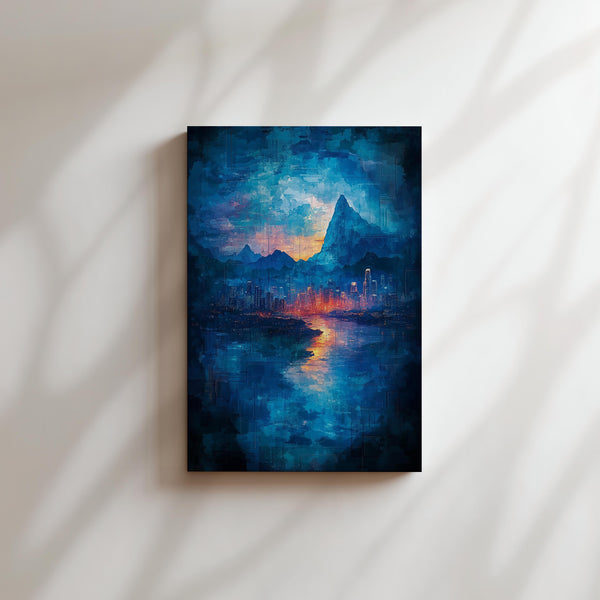 Vibrant Cityscape Sunset