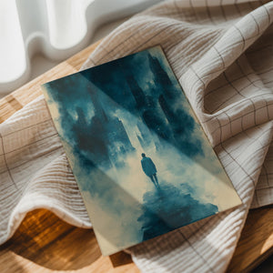 Foggy Cityscape Wanderer