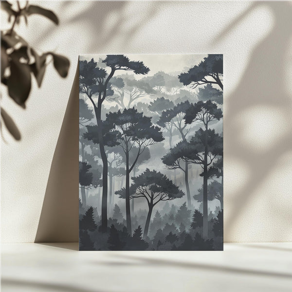 Misty Pine Forest