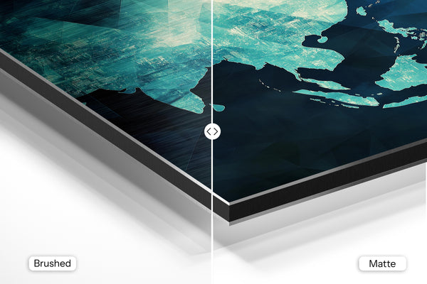 Geometric Aqua Cityscape