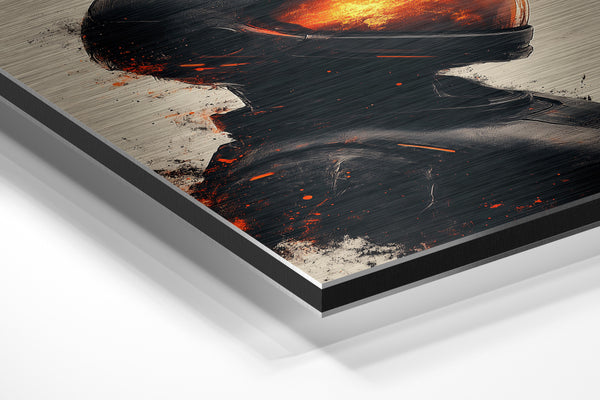 Burning Reflection Astronaut