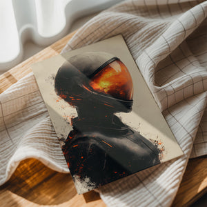 Burning Reflection Astronaut