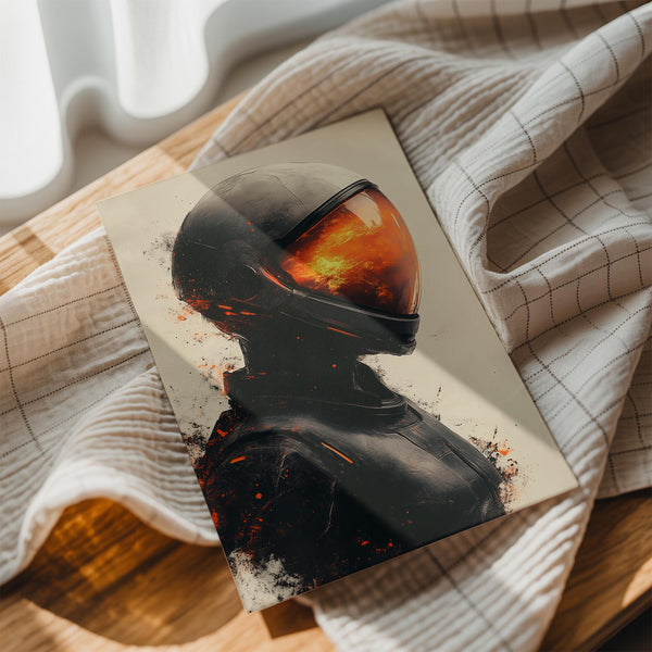 Burning Reflection Astronaut