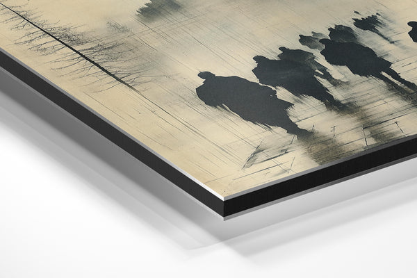 Mystic Figures in Fog