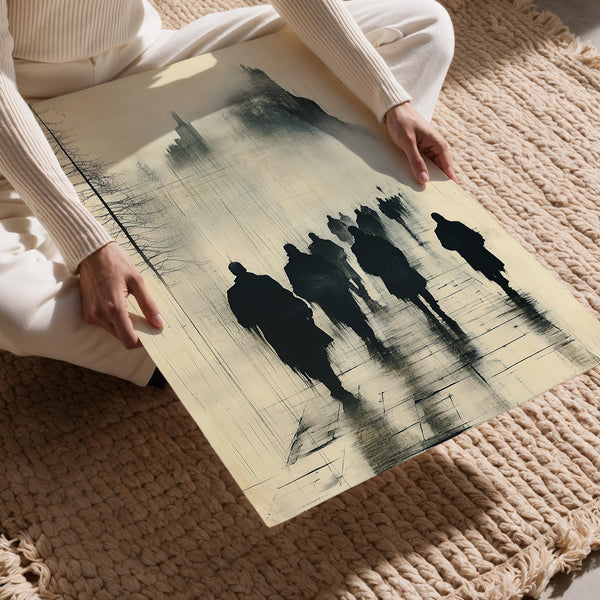 Mystic Figures in Fog