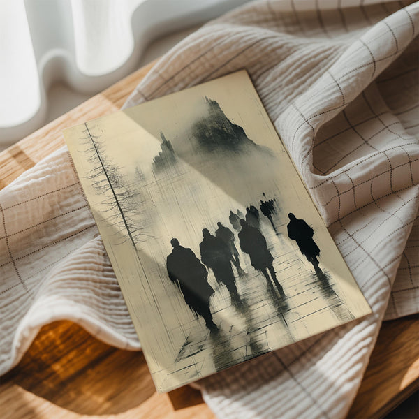 Mystic Figures in Fog