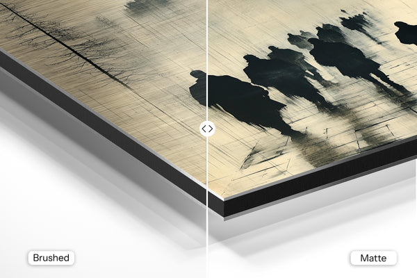 Mystic Figures in Fog