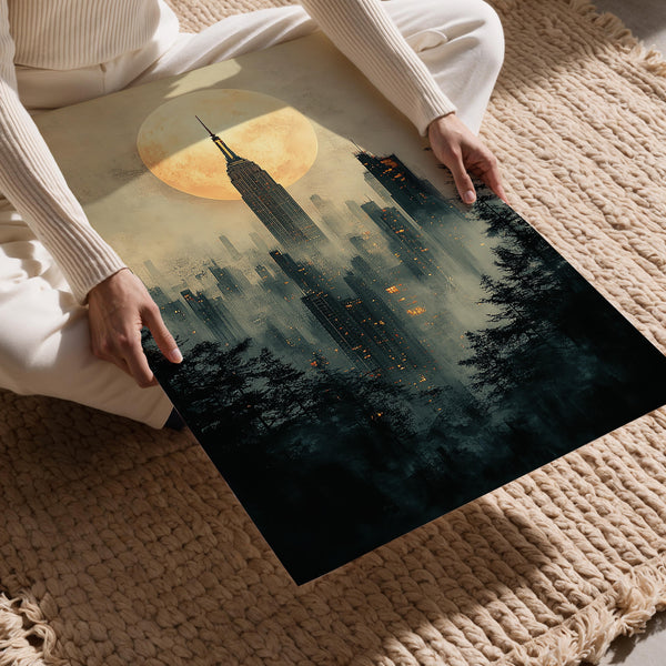 Moonlit Urban Wilderness