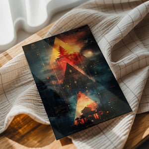 Cyberpunk Pagoda Triad