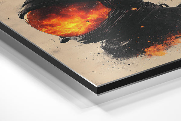 Cosmic Flame Astronaut