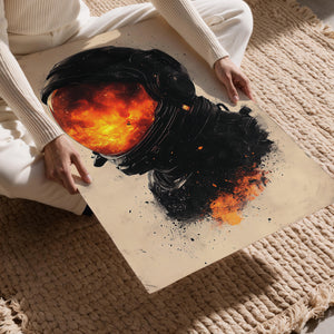Cosmic Flame Astronaut