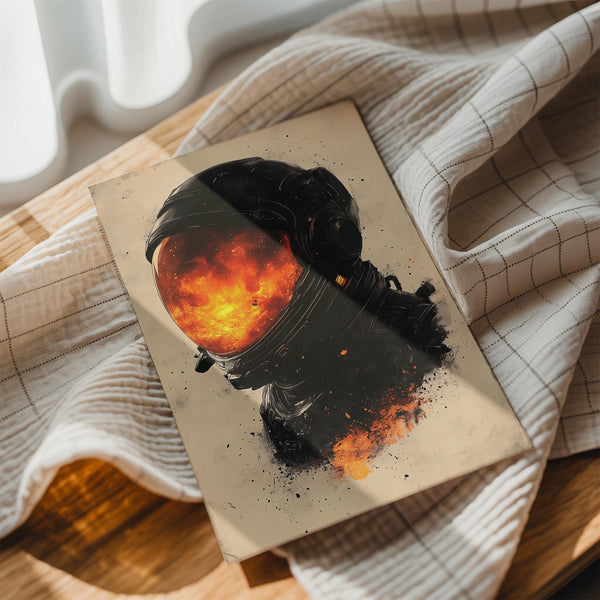 Cosmic Flame Astronaut
