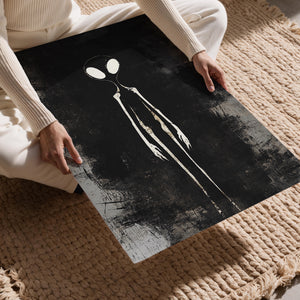 Eerie Alien Silhouette