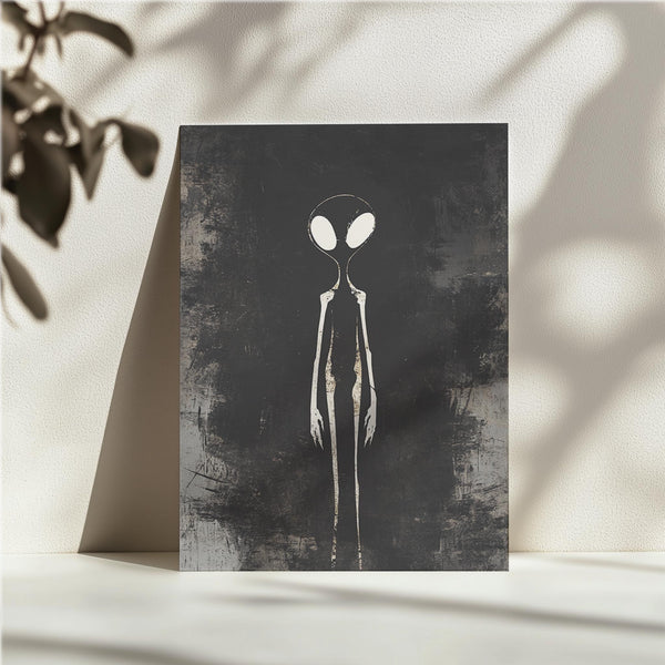 Eerie Alien Silhouette