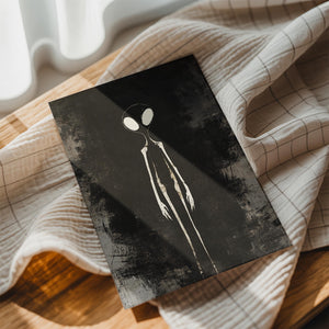 Eerie Alien Silhouette