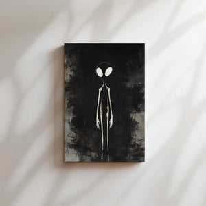 Eerie Alien Silhouette