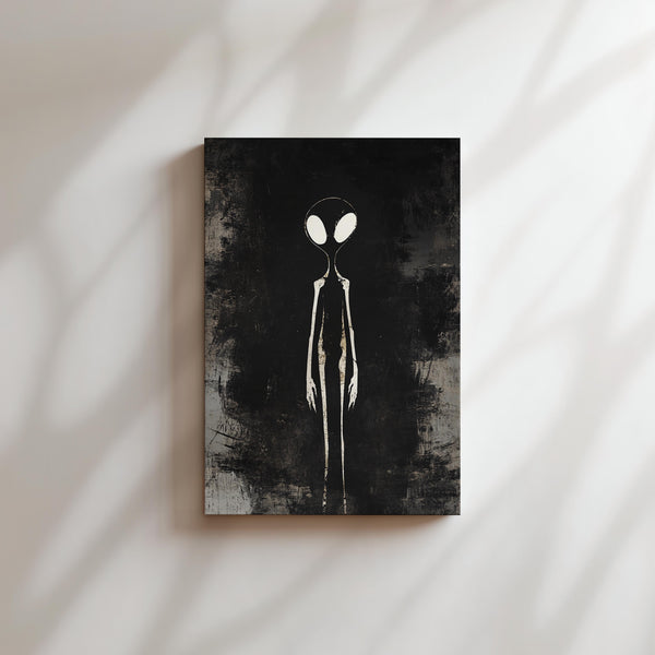 Eerie Alien Silhouette