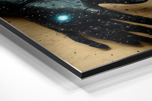 Cybernetic Hand in Desert