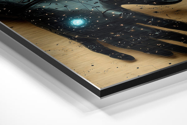 Cybernetic Hand in Desert