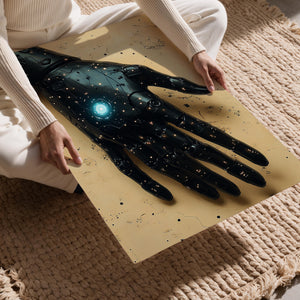 Cybernetic Hand in Desert