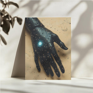 Cybernetic Hand in Desert