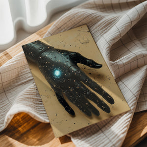 Cybernetic Hand in Desert