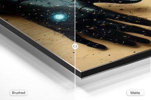 Cybernetic Hand in Desert