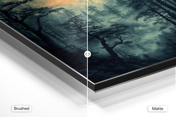 Misty Moonlit Forest