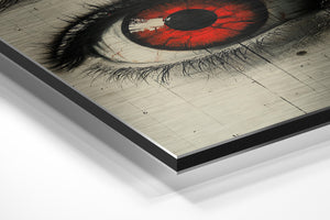 Crimson Dystopian Gaze