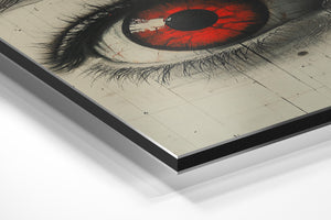 Crimson Dystopian Gaze